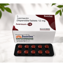 Iversun-12 (Ивермектин для человека 12мг) 10 таблеток