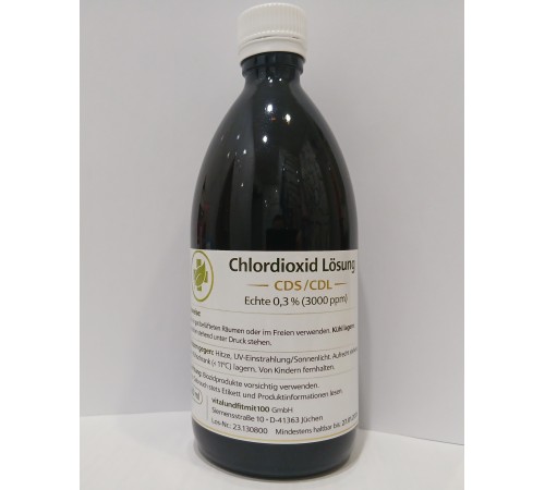 Диоксид хлора CDS/CDL готовый раствор 500 мл