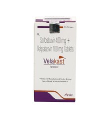 Velakast Sofosbuvir 400 mg  Velpatasvir 100 mg Tablets ( Софосбувир и Велпатасвир )