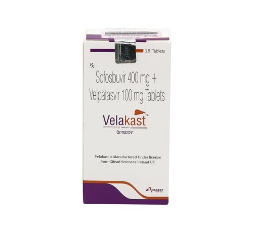 Velakast Sofosbuvir 400 mg  Velpatasvir 100 mg Tablets ( Софосбувир и Велпатасвир )