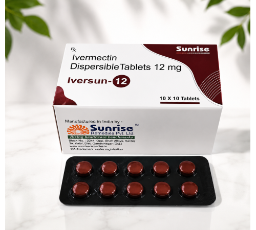 Iversun-12 (Ивермектин для человека 12мг) 10 таблеток