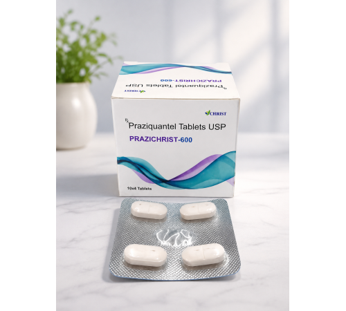 Празиквантел 600мг (PRAZICHRIST 600) 4таб